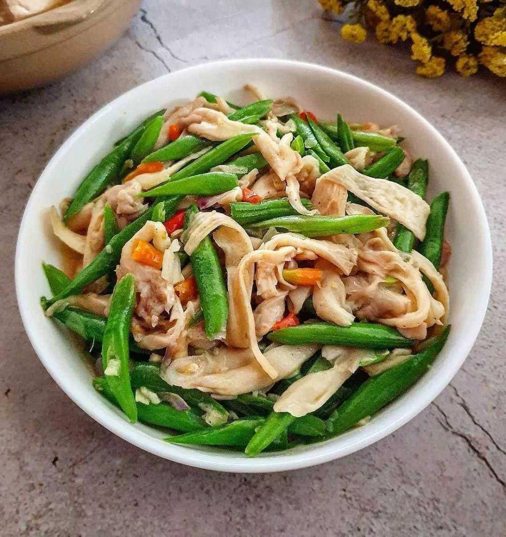 Tumis buncis jamur (instagram.com/yscooking)