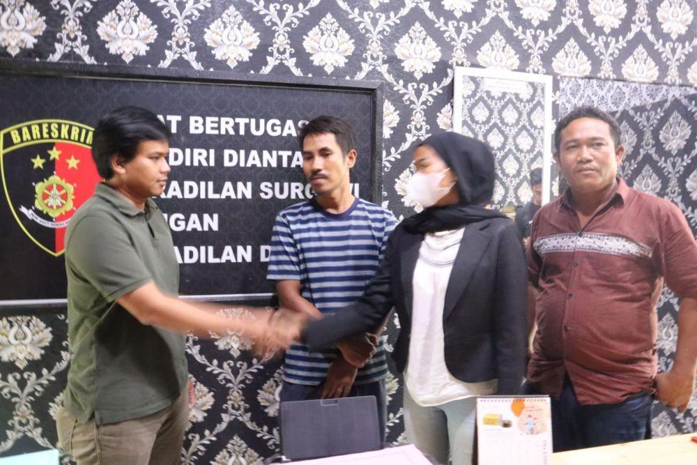 Kedua belah pihak (juru parkir dan pengemudi), yang bertikai dan berujung ke polisi sdan dapat dimediasi serta berdamai (IDN Times/ istimewa)