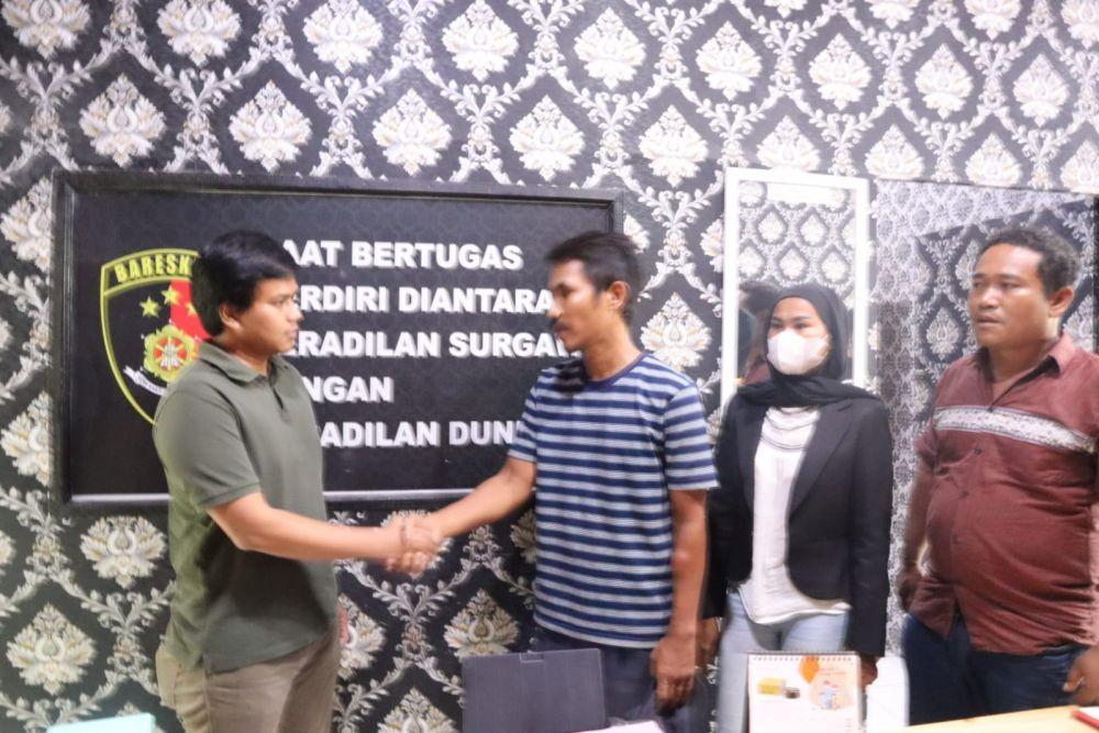 Kedua belah pihak (juru parkir dan pengemudi), yang bertikai dan berujung ke polisi sdan dapat dimediasi serta berdamai (IDN Times/ istimewa)