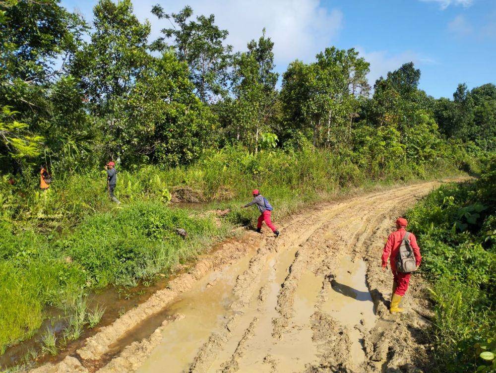 Basarnas saat melakukan pencarian Makpong (dok. Basarnas Balikpapan)