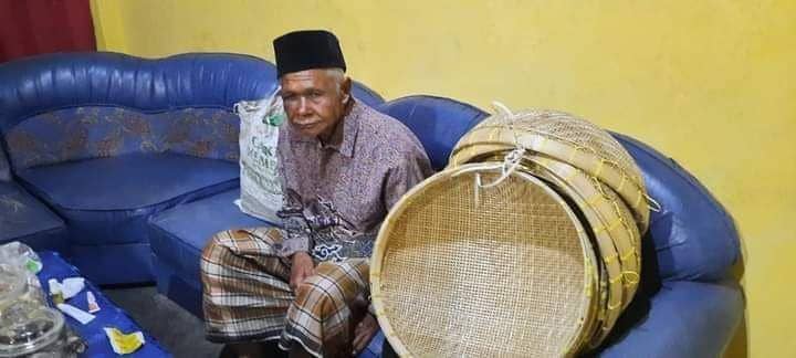 Lasiran, penjual tompo yang menjadi korban perampokan. Dok/Humas Polres Malang