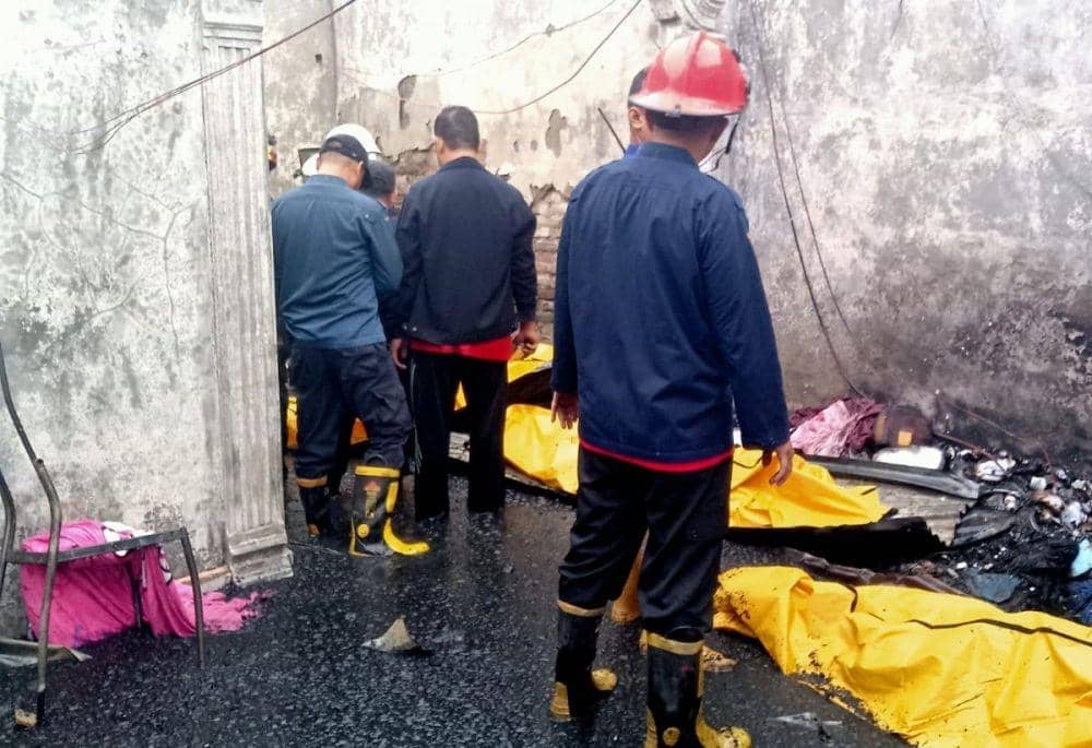 Kebakaran Medan Belawan, 4 Orang Sekeluarga Terbakar di Dalam Rumah