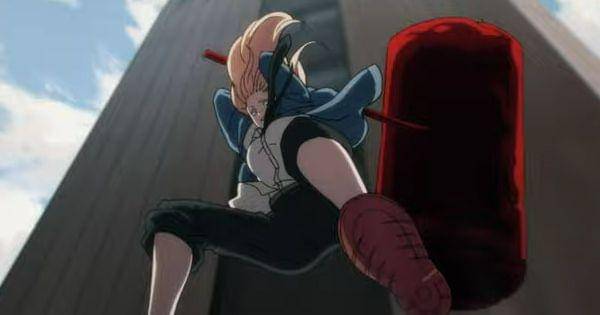 Power nenciptakan palu dengan darahnya (Dok. Mappa / Chainsaw Man)