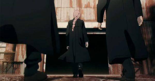 Makima dan dua bawahannya mendatangi lokasi bekas pembantaian (Dok. Mappa / Chainsaw Man)