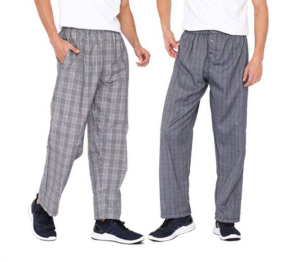 Cottonology | Celana Panjang Random Kotak-Kotak (tokopedia.com/Maz Bos)