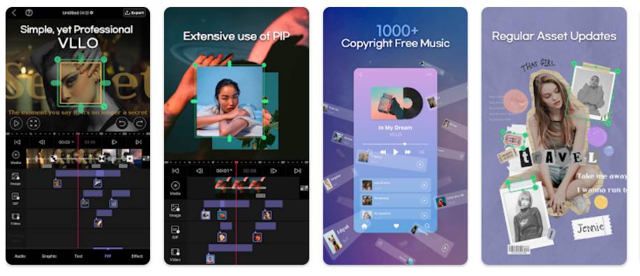 Ilustrasi aplikasi VLLO (dok. playstore/VLLO)