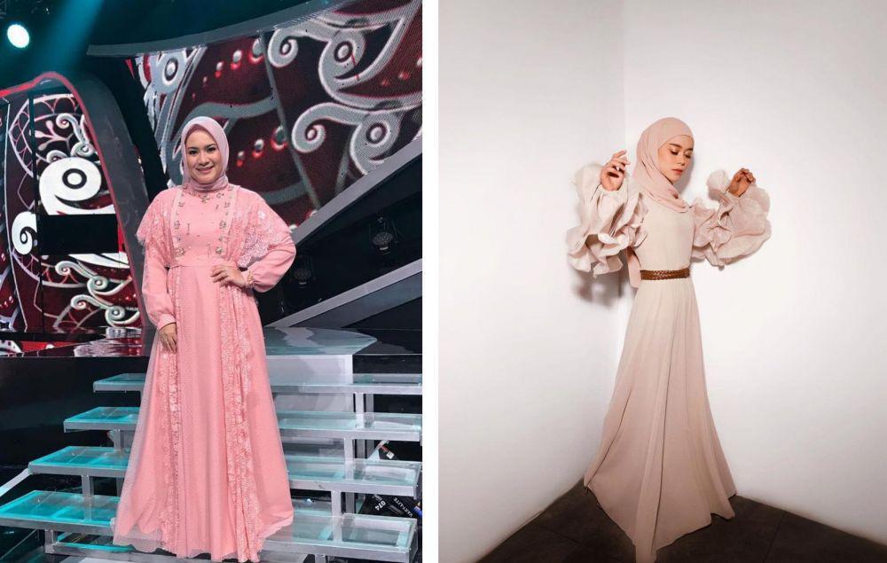 Potret Lesti Kejora dan 8 Penyanyi Dangdut Berhijab saat Pakai Gaun