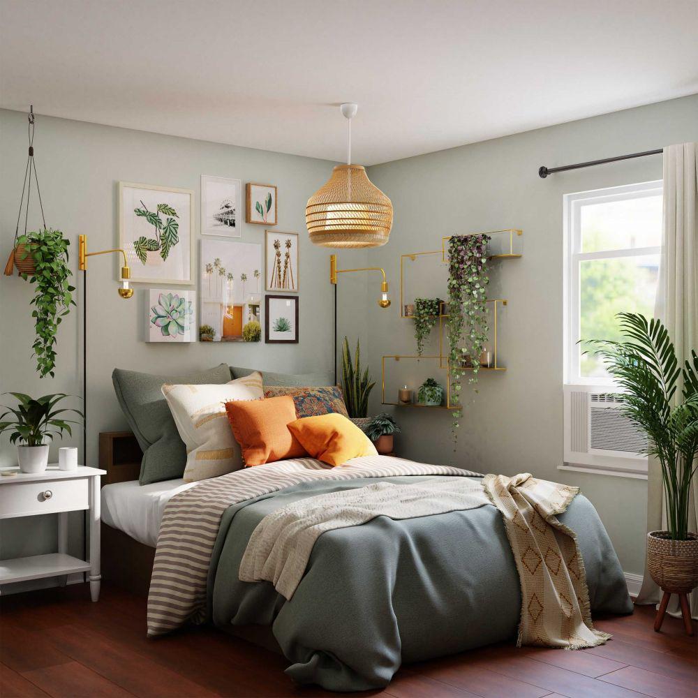 ilustrasi desain kamar sempit (unsplash.com/Spacejoy)