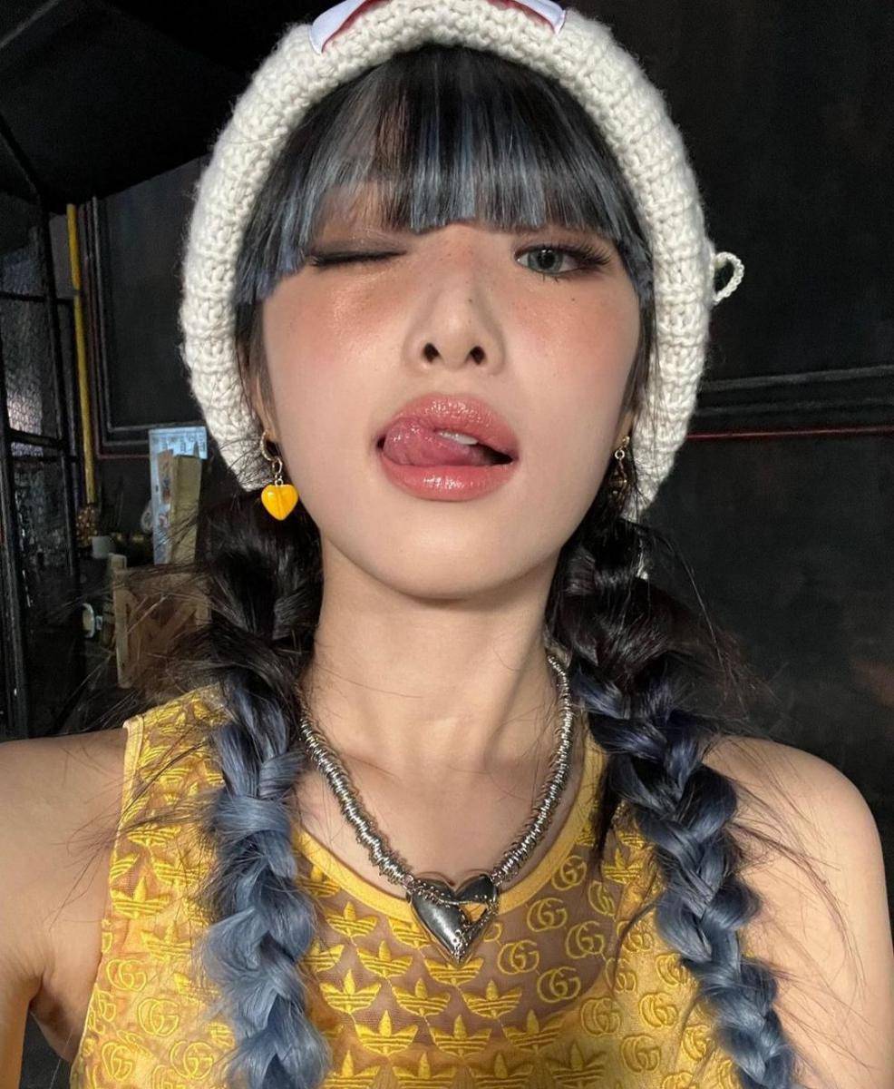gaya rambut trendi Yena (instagram.com/yena.jigumina)