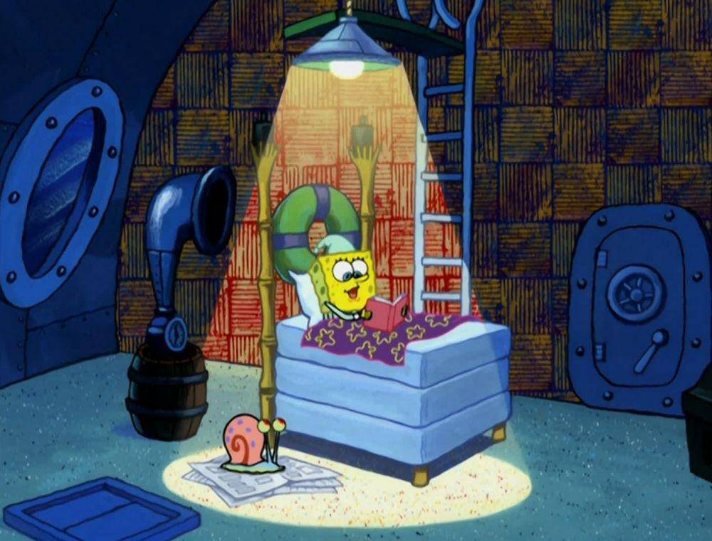 Kamar tidur SpongeBob. (dok.Nickelodeon/SpongeBob SquarePants)