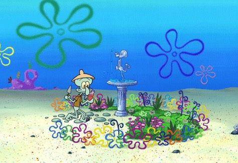 Lahan kosong di samping rumah Squidward.(dok.Nickelodeon/SpongeBob SquarePants)