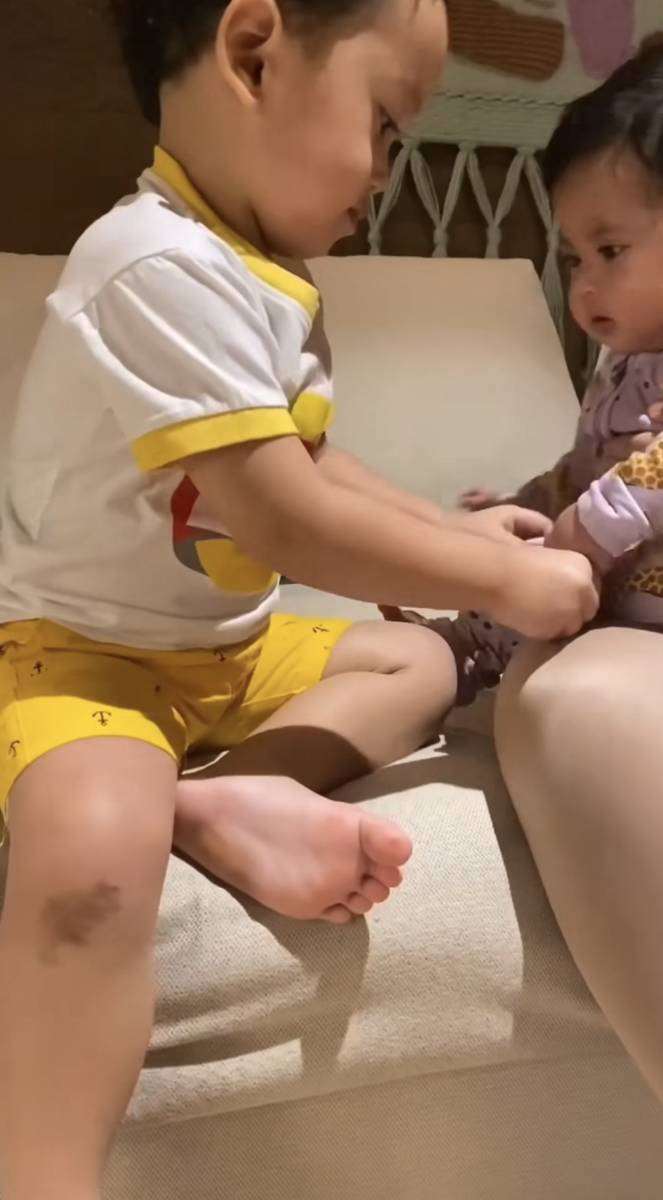 momen manis Xabiru dan Chava (instagram.com/rachelvennya)