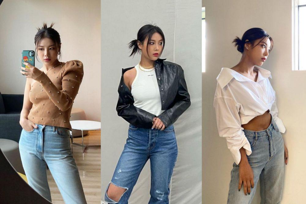 10 Padu Padan Jeans ala Yubin eks Wonder Girls, Stylish Abis! (Part 1)