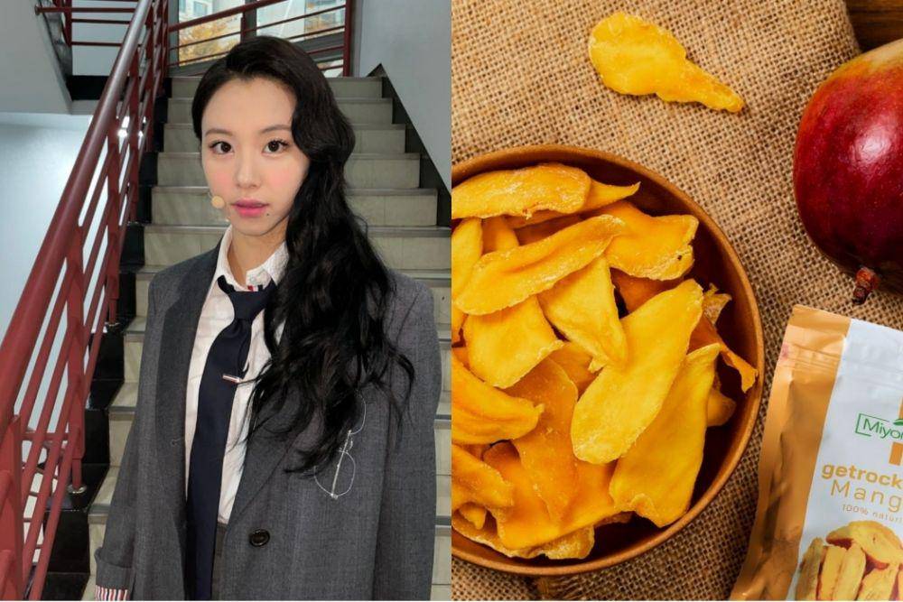 Chaeyoung TWICE (instagram.com/twicetagram) | Mangga kering (instagram.com/manuyoo.world)