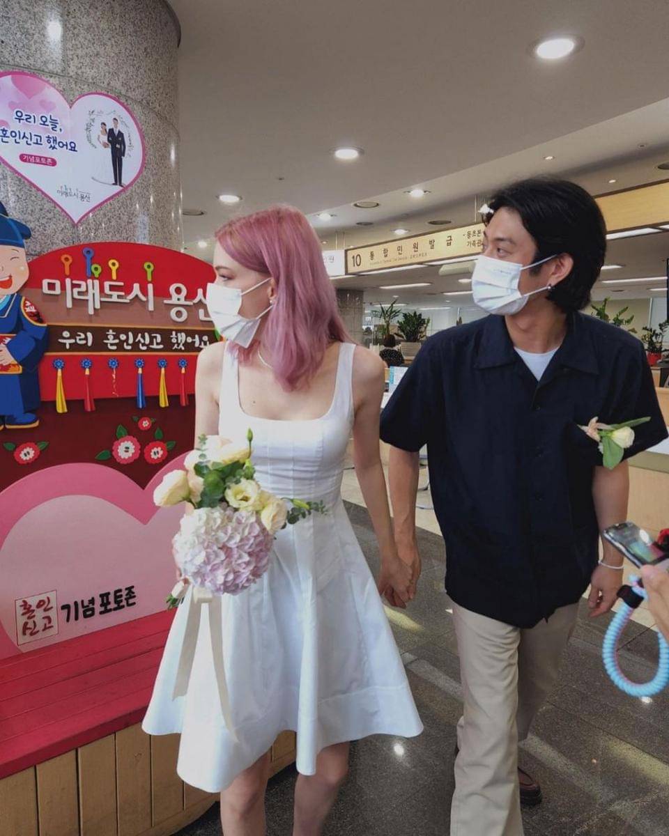 Beenzino dan Stefanie Michova (instagram.com/realisshoman)