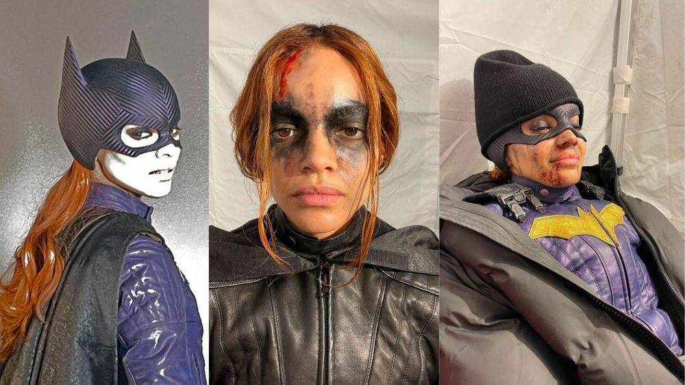 Leslie Grace disela-sela proses shooting Batgirl (instagram.com/@lesliegrace)