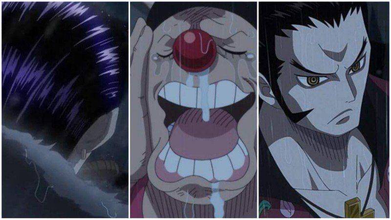 Crocodile, Buggy, dan Mihawk. (Dok. Toei Animation/One Piece)