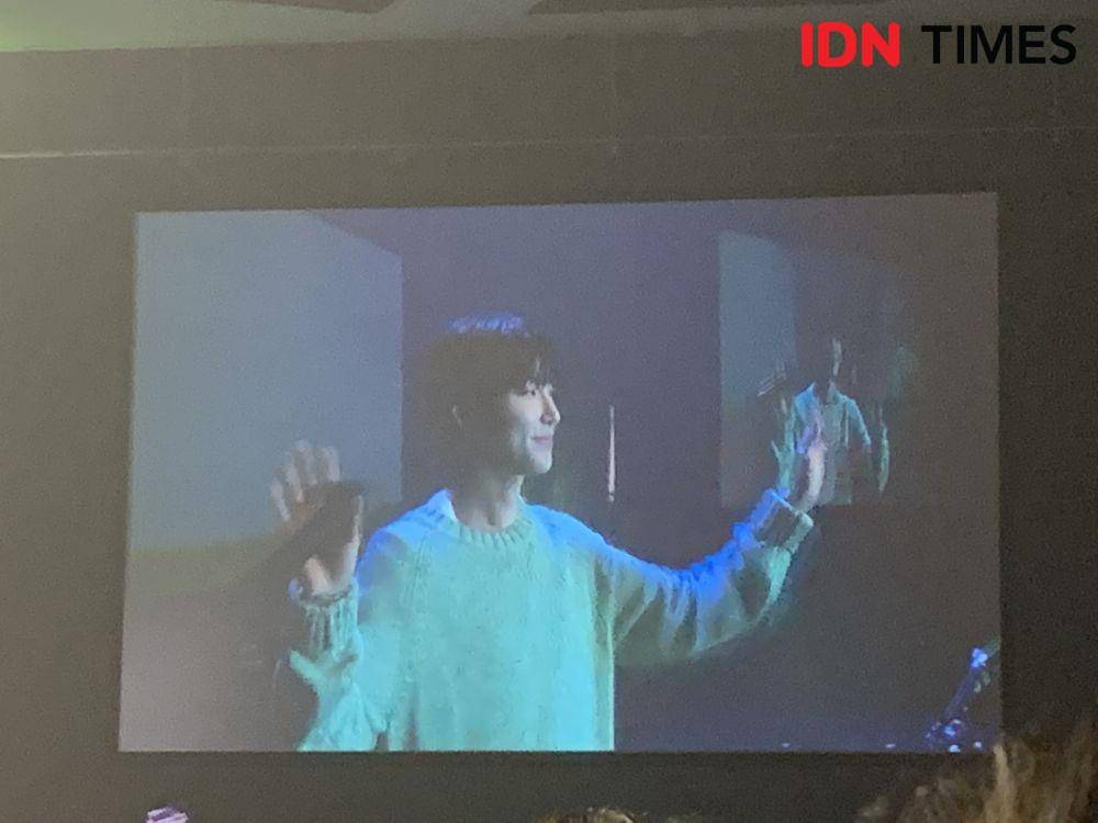 fan meeting Hwang In Youp id Jakarta (IDN Times/Rafifa Shabira)