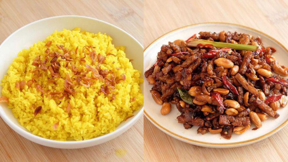 Resep Nasi Kuning dan Tempe Orek ala Chef Luvita Ho