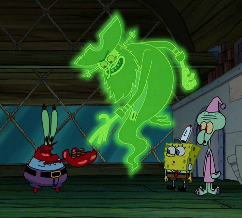Tuan Krab menjual jiwa SpongeBob. (dok.Nickelodeon/SpongeBob SquarePants)