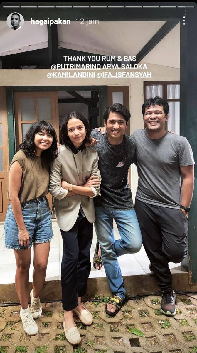 potret Arya Saloka dan cast Gadis Kretek (instagram.com/hagaipakan)