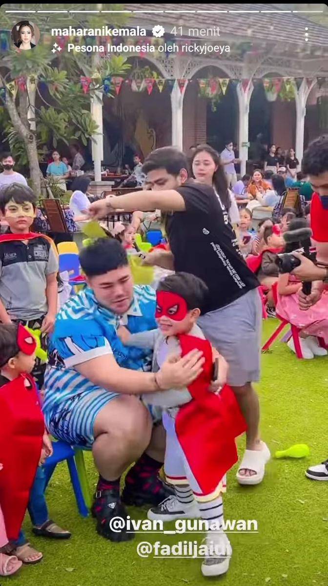 potret ultah ke-4 Darren (instagram.com/maharanikemala)