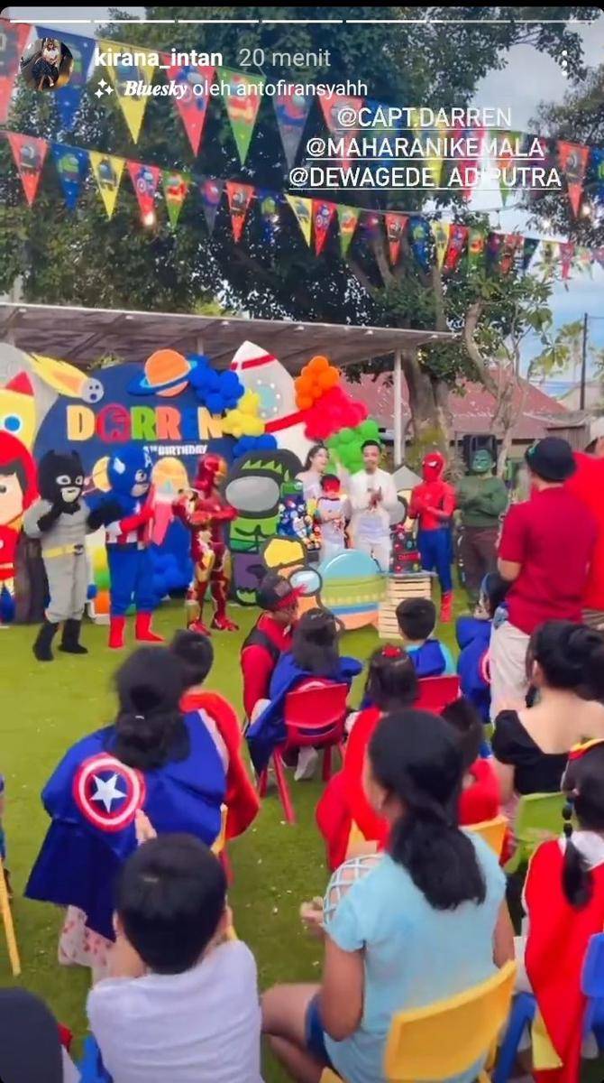 potret ultah ke-4 Darren (instagram.com/kirana.intan)