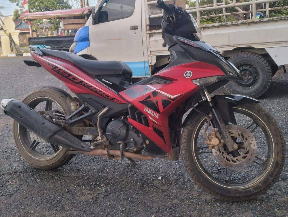 Kendaraan yang digunakan tersangka saat beraksi (dok. Istimewa)