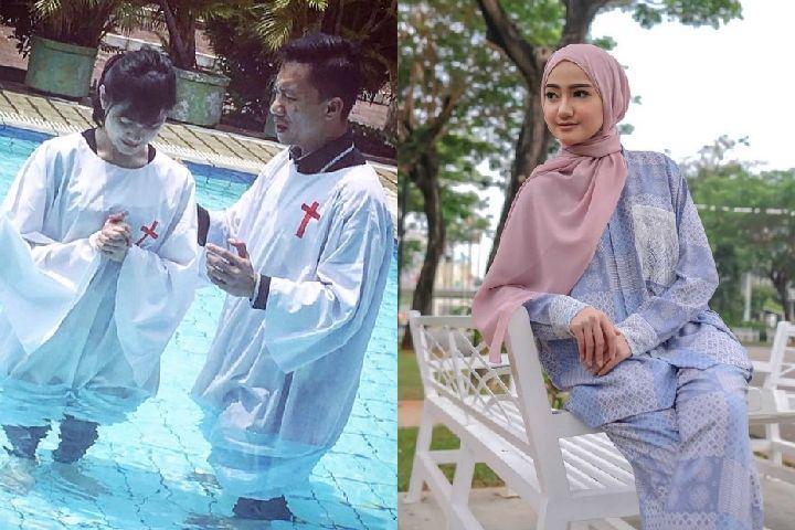 10 Potret Marcella Simon Balik Nasrani setelah 2 Tahun Mualaf