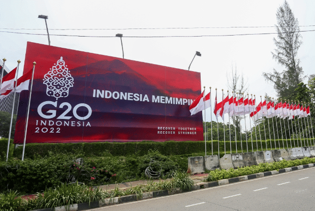Baliho G20 (Merahputih.com)