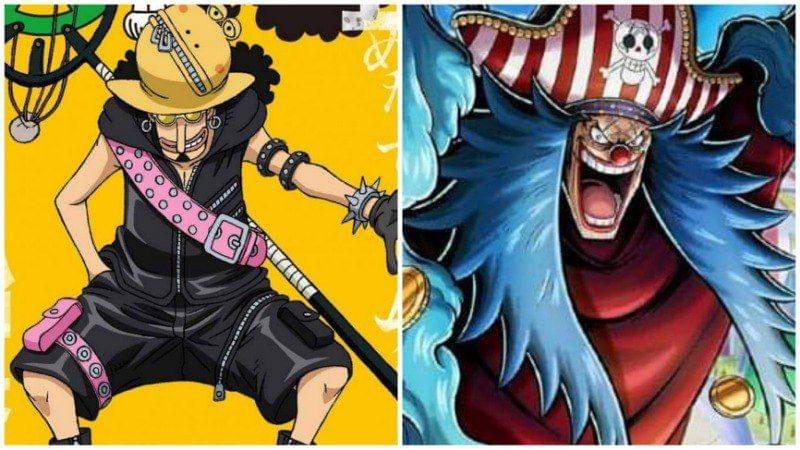 Usopp dan Buggy. (Dok. Toei Animation/One Piece)