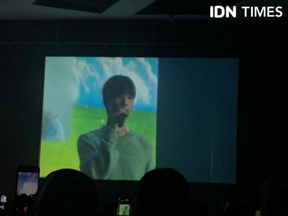 fan meeting Hwang In Youp id Jakarta (IDN Times/Rafifa Shabira)