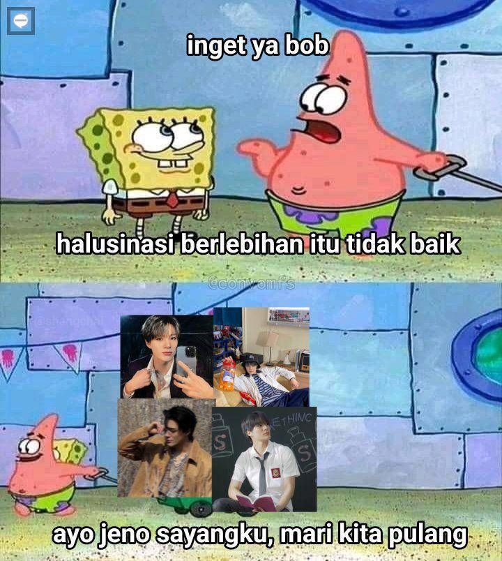 meme permasalahan hidup ala patrick star (twitter.com/convomfs)