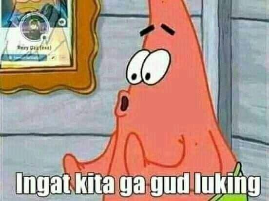 meme permasalahan hidup ala patrick star (twitter.com/silentpeople__)