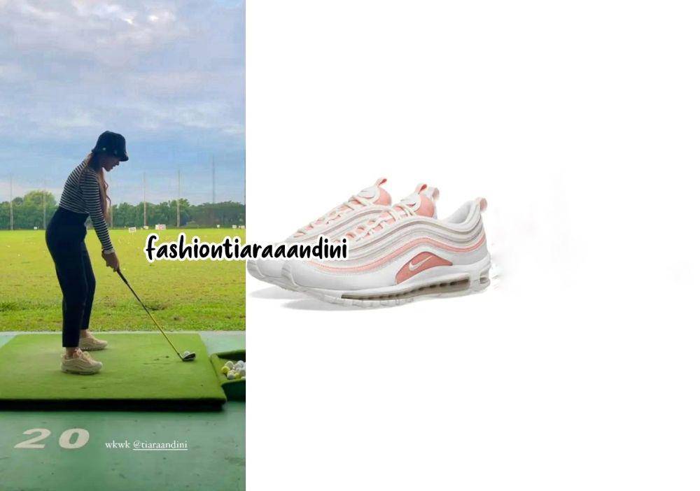 Tiara Andini memakai sepatu dari merk Nike (instagram.com/fashion_tiaraaandini)