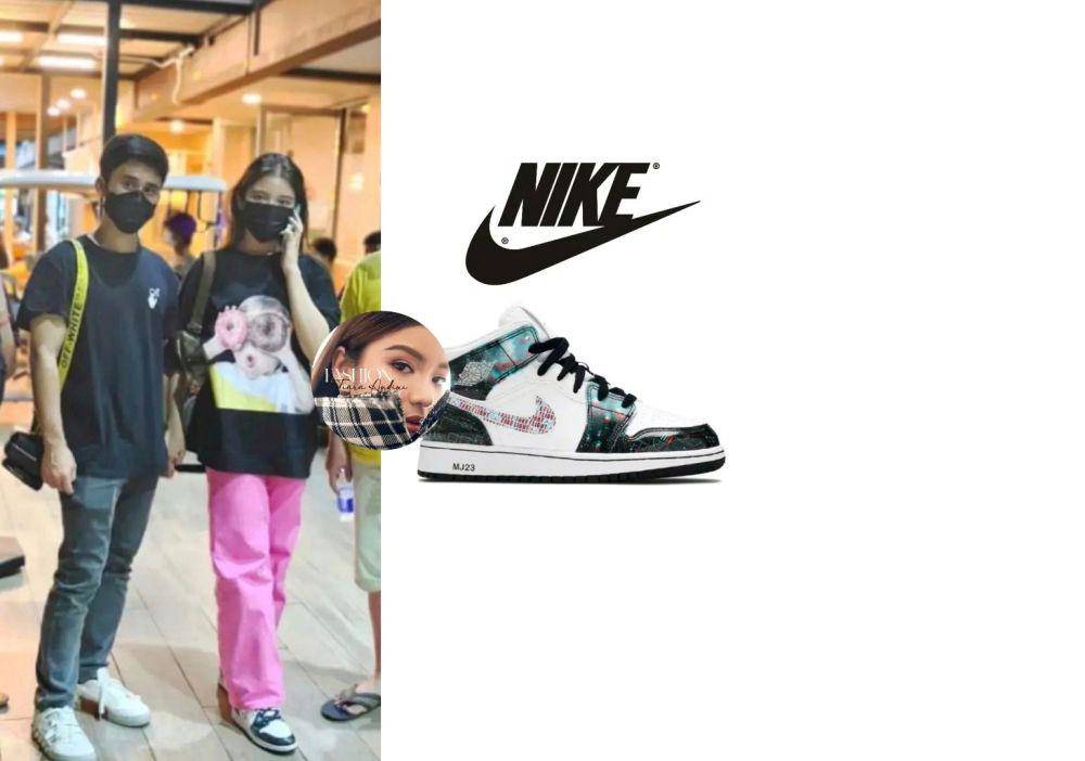 Tiara Andini memakai sepatu dari merk Nike (instagram.com/fashion_tiaraaandini)