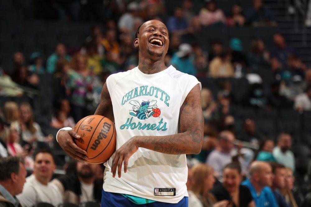 Terry Rozier saat sesi pemanasan Charlotte Hornets. (instagram.com/rozier)