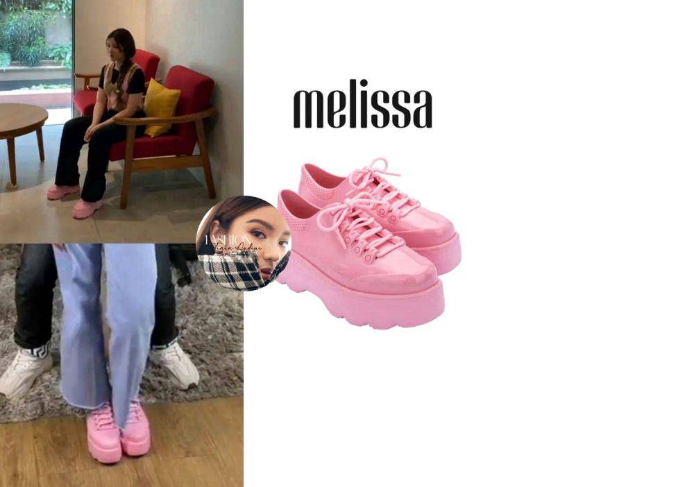 Tiara Andini memakai sepatu dari merk Melissa (instagram.com/fashion_tiaraaandini)