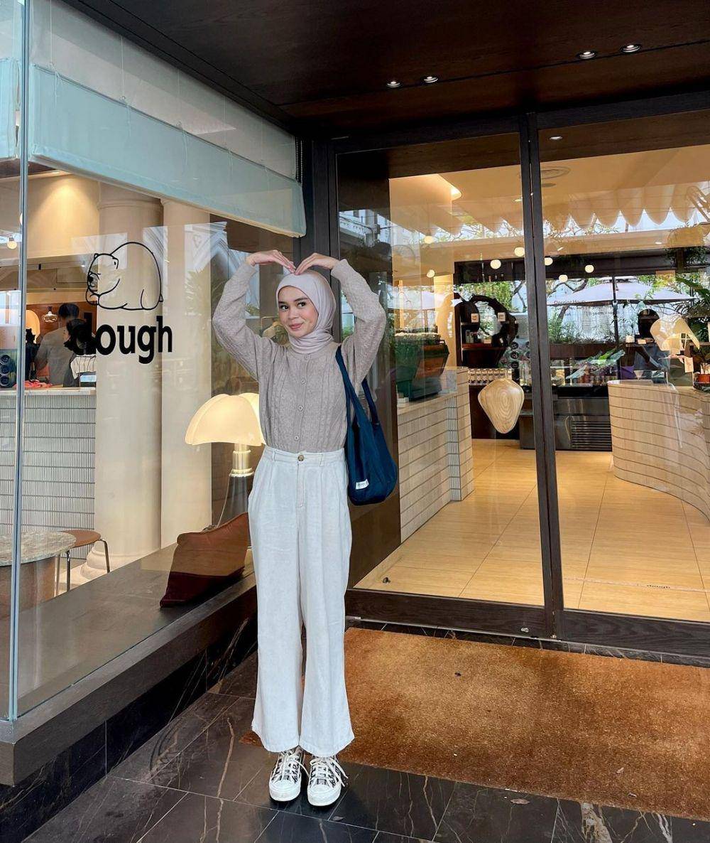 inspirasi padu padan celana high waist untuk hijab (yurezalina)
