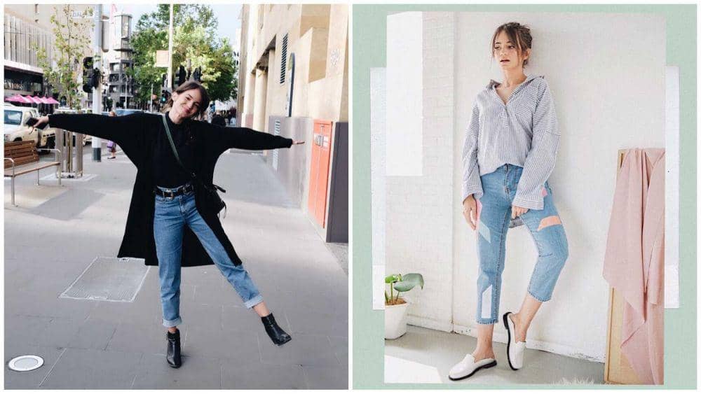 10 Mix and Match Celana Jeans ala Enzy Storia, Simpel tapi Tetap Kece!