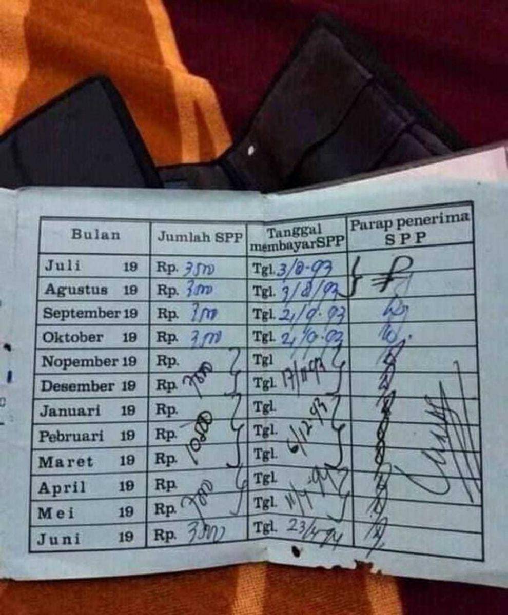 momen sekolah anak jadul (instagram.com/anak90anpastitau)