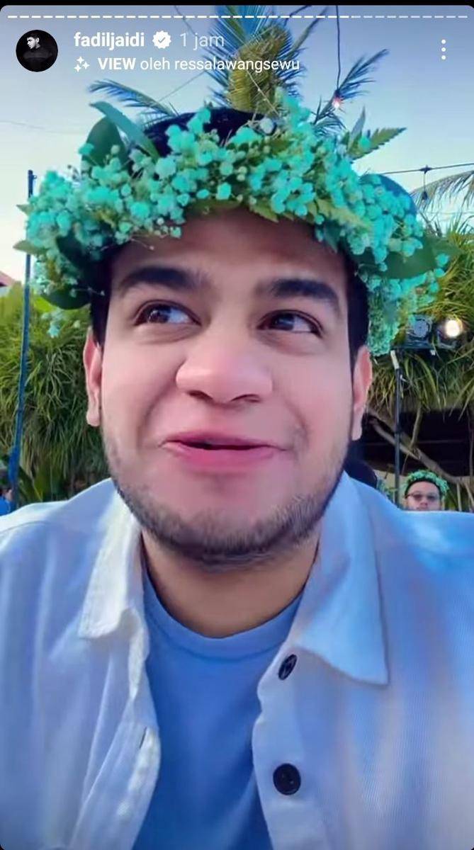 potret Fadil Jaidi di ultah ke-28 Clarissa Putri (instagram.com/fadiljaidi)