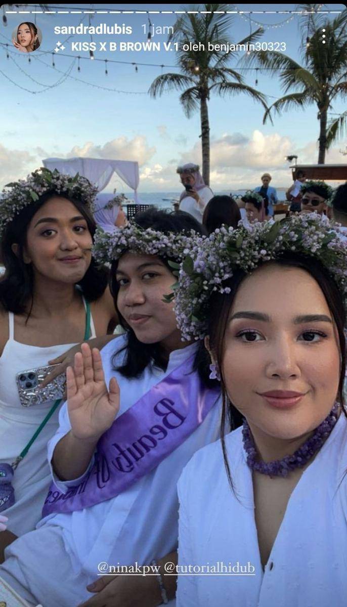 potret Selebgram di pesta ultah ke-28 Clarissa Putri (instagram.com/sandradlubis)