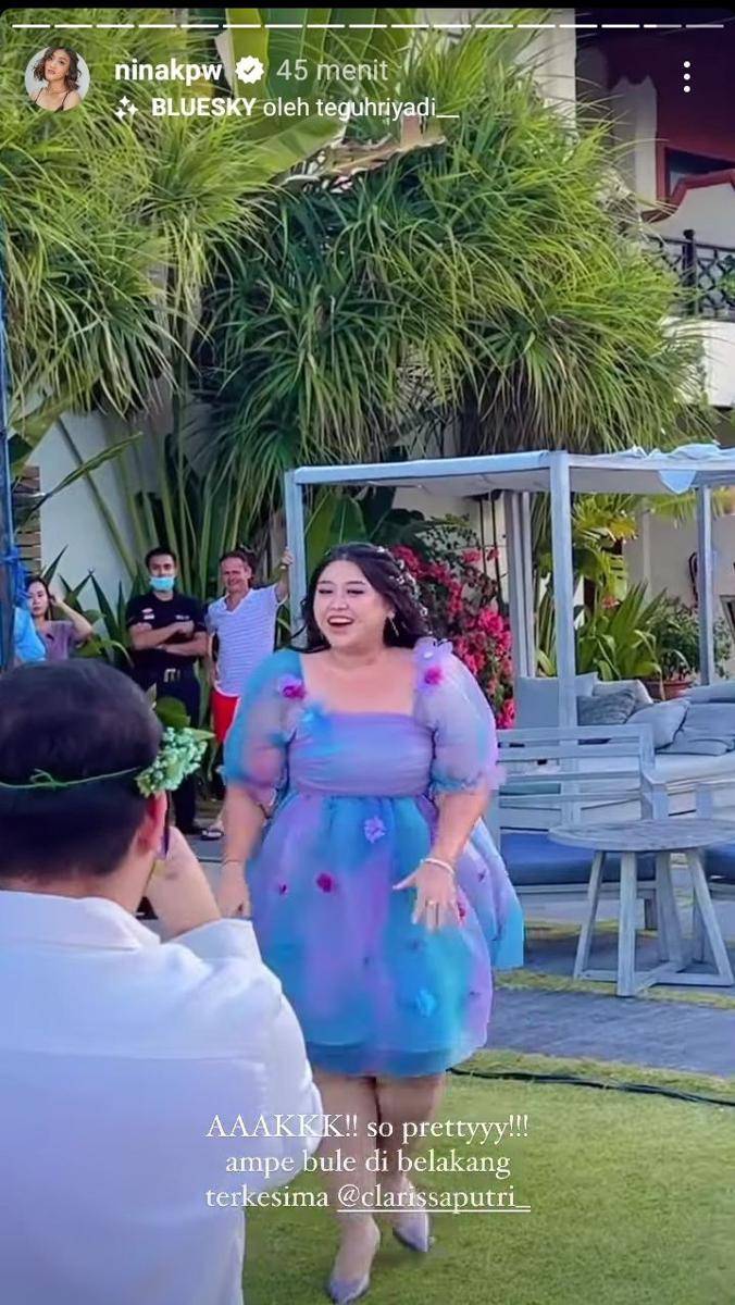 potret ultah ke-28 Clarissa Putri (instagram.com/ninapkw)