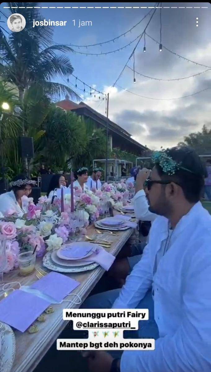potret ultah ke-28 Clarissa Putri (instagram.com/josbinsar)