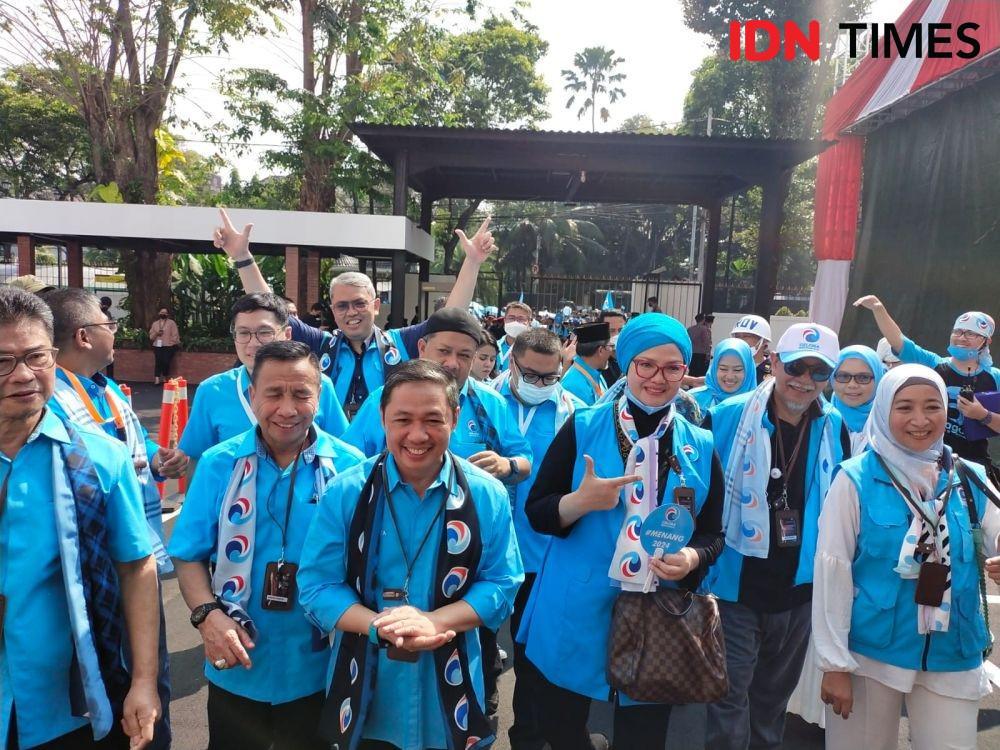 Partai Gelora daftar ke KPU sebagai peserta pemilu 2024 (IDN Times/Ilman)