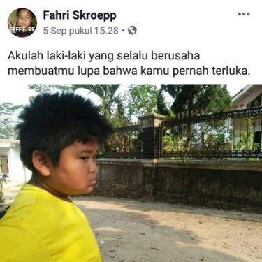status Facebook gombal ala bocil (instagram.com/wkwkland_real)