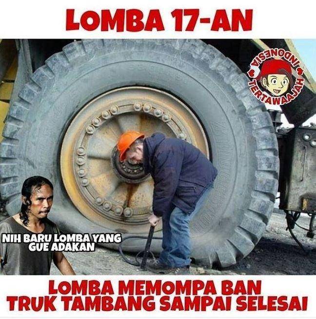 meme lomba 17 Agustus (instagram.com/tertawaajah)