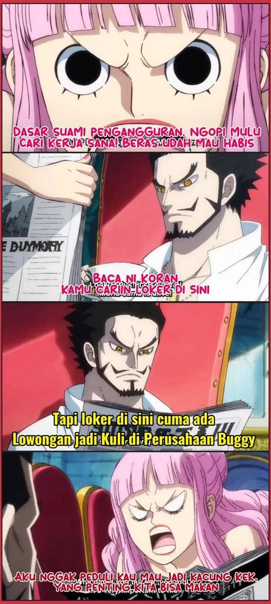 Alasan Mihawk gabung ke Cross Guild ( Dok. facebook.com/Nathanistic)