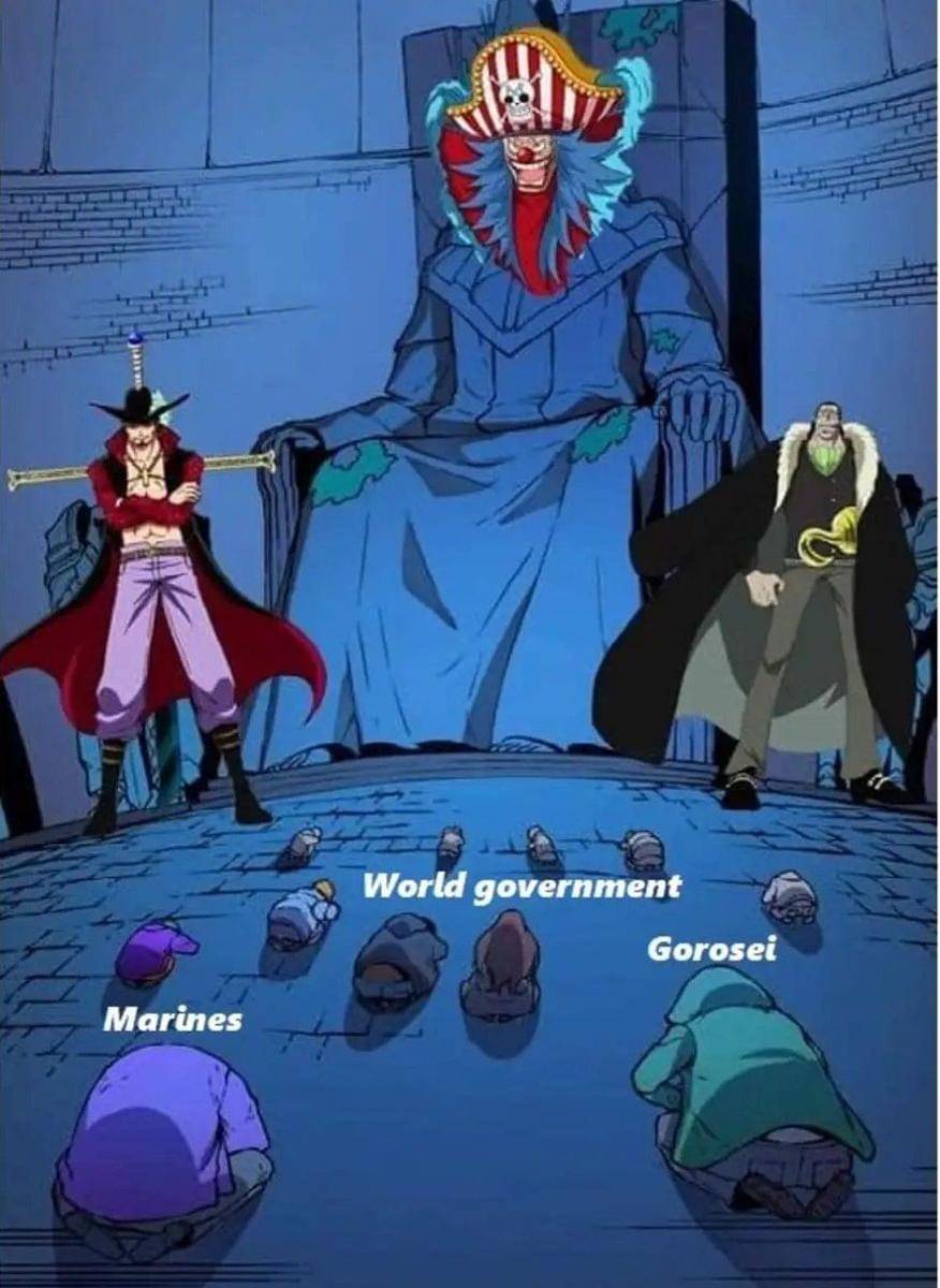 Cross Guild yang berani menaruh bounty para Angkatan Laut  ( Dok. twitter.com/@vytamin_df)